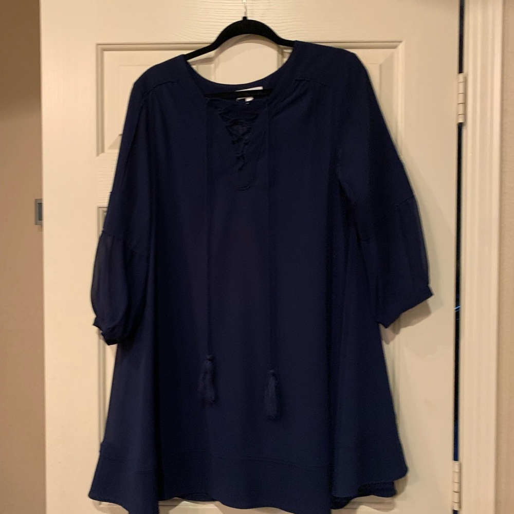 Midnight Blue midi Dress